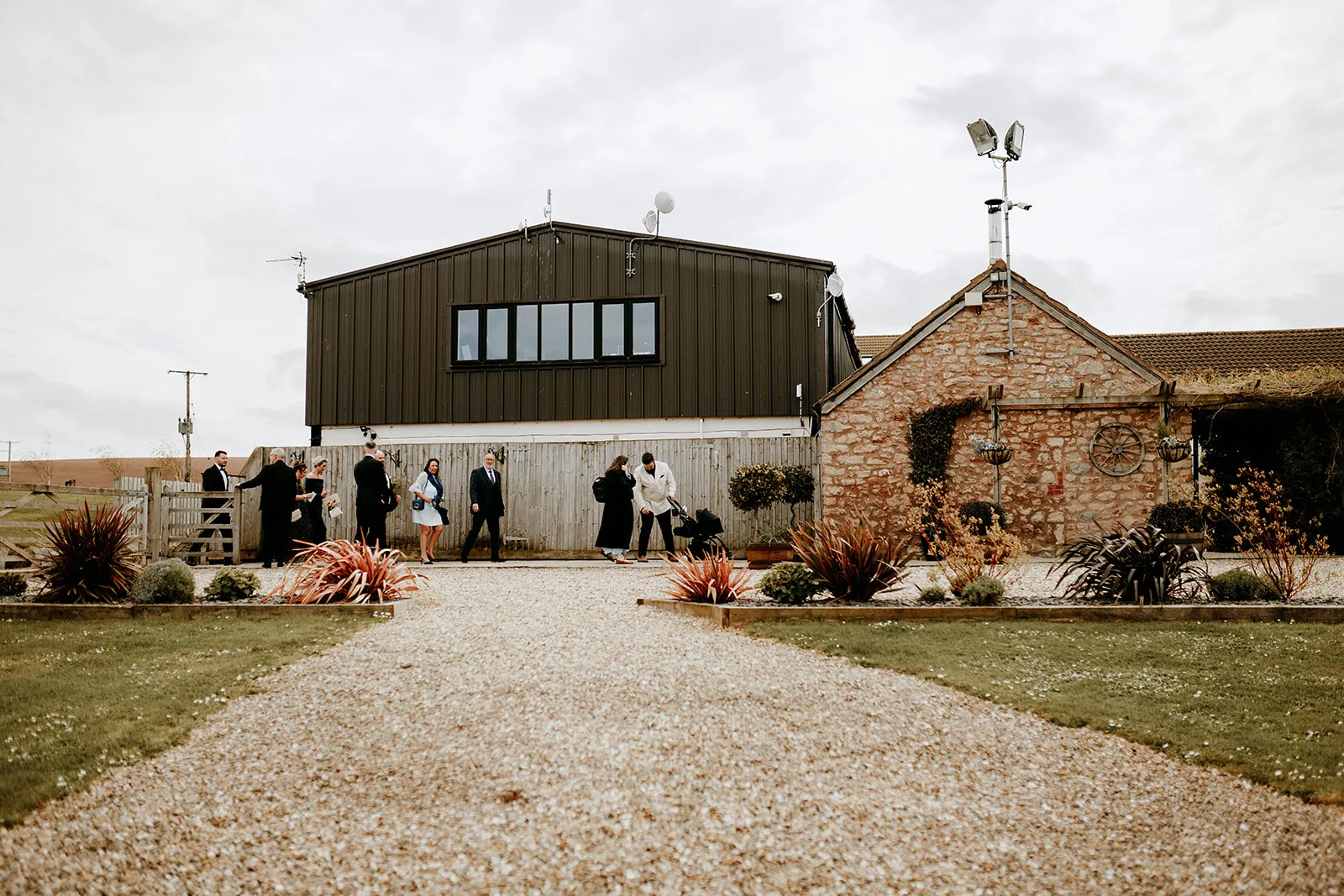Quantock Lakes Wedding Venue venue exterior arrival