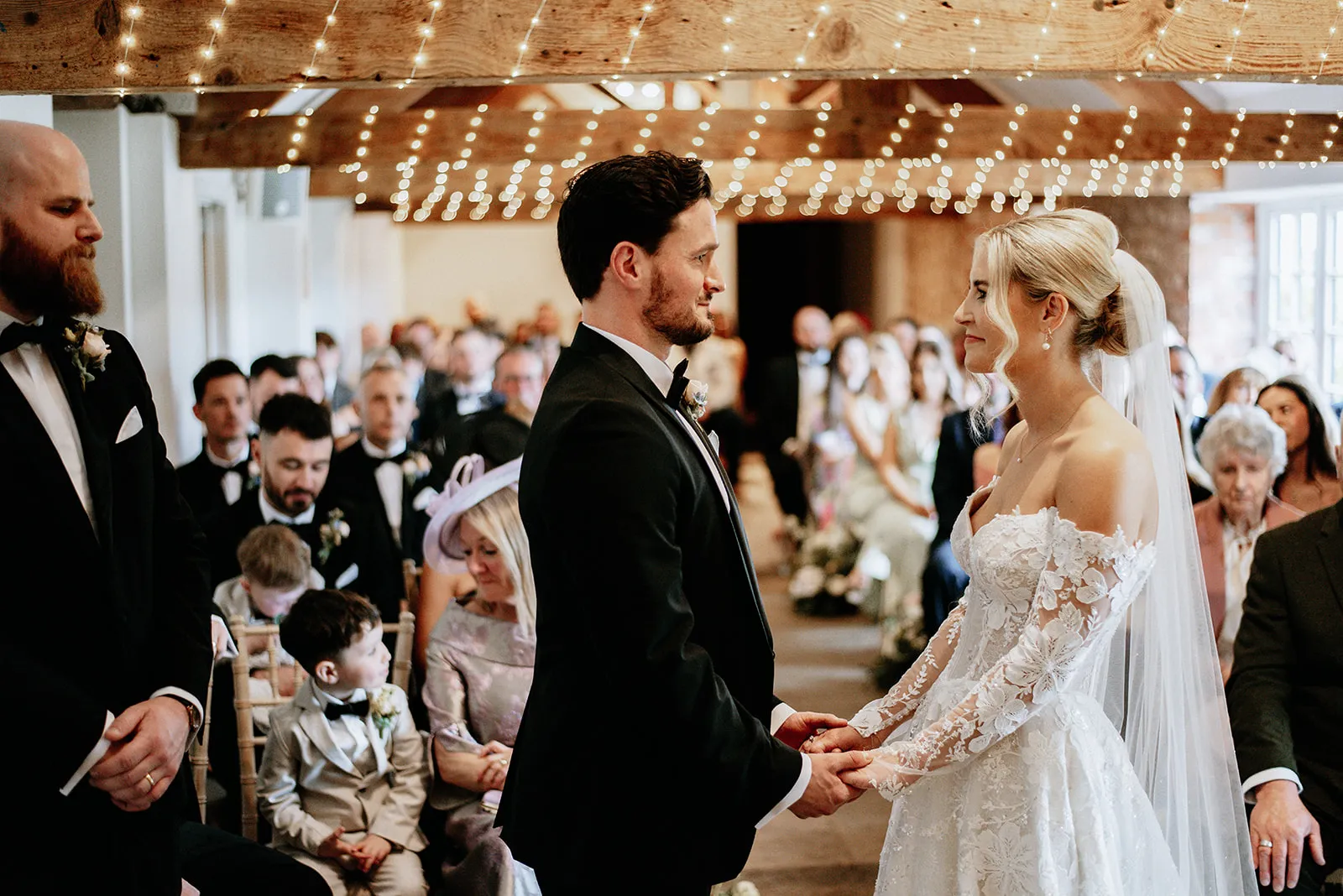 Quantock Lakes Wedding Venue couple laughing together